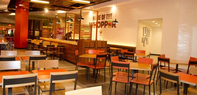 Burger King launch new interior re-design in Paris