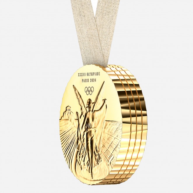 The Olympic medal designed to be shared
