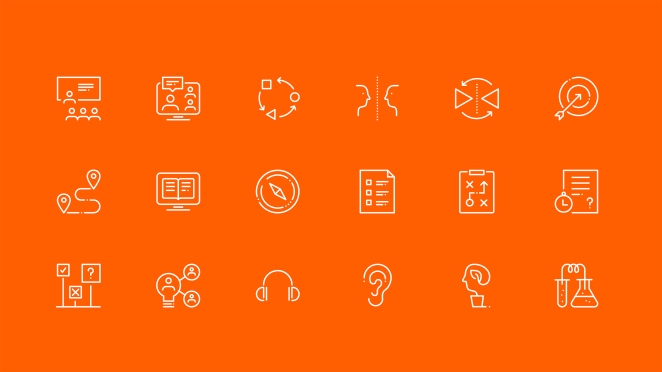 Icons as part of a visual identity