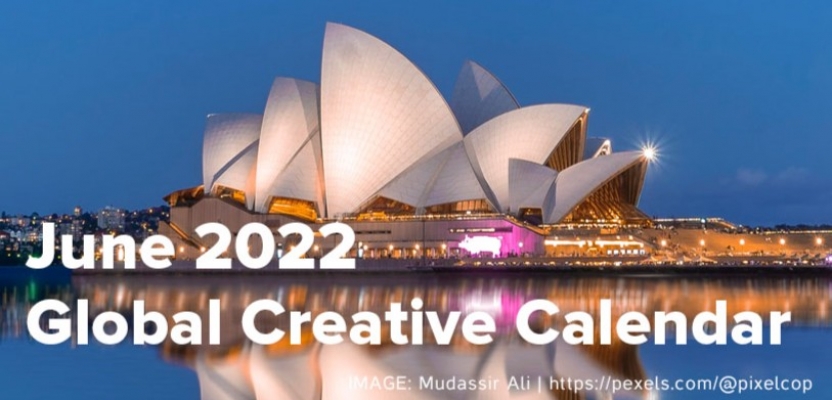 creative calendar june 2022